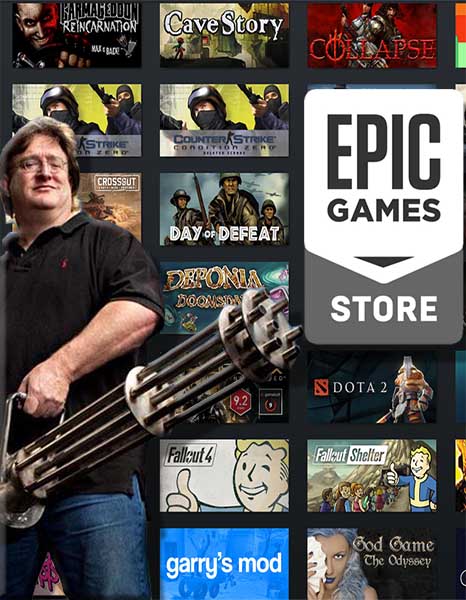 Valve не слишком рады, что Epic Store копирует данные Steam