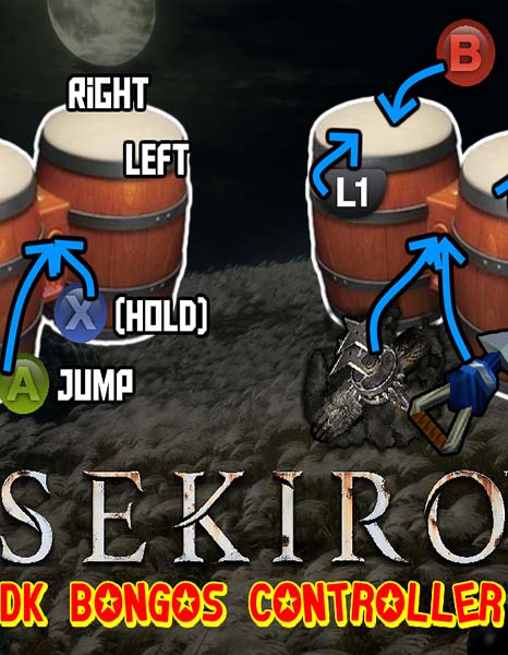 Конченный псих прошёл Sekiro с помощью барабанов