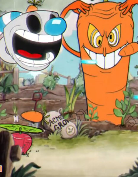 Новый персонаж и анимация в Cuphead